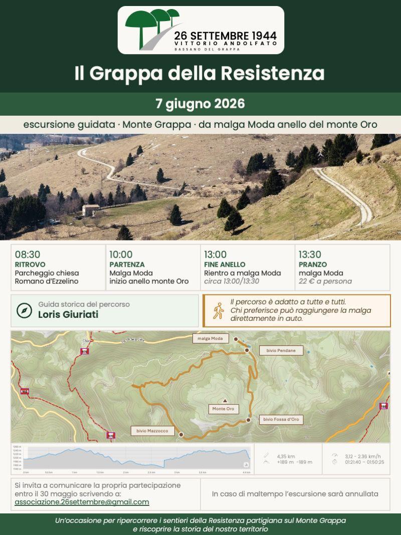 Locandina edizione 2026 – Il Grappa della Resistenza